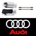 2Pcs Led Car Door Logo Light HD
