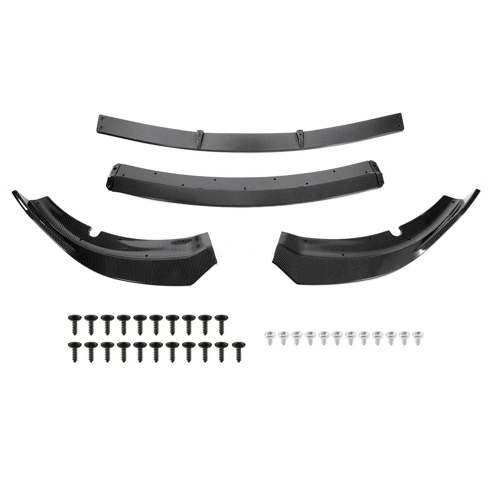 Car Front Bumper Splitter Carbon Fiber For Dodge Charger SRT 2015-2020 V2 Style Bumper Lip