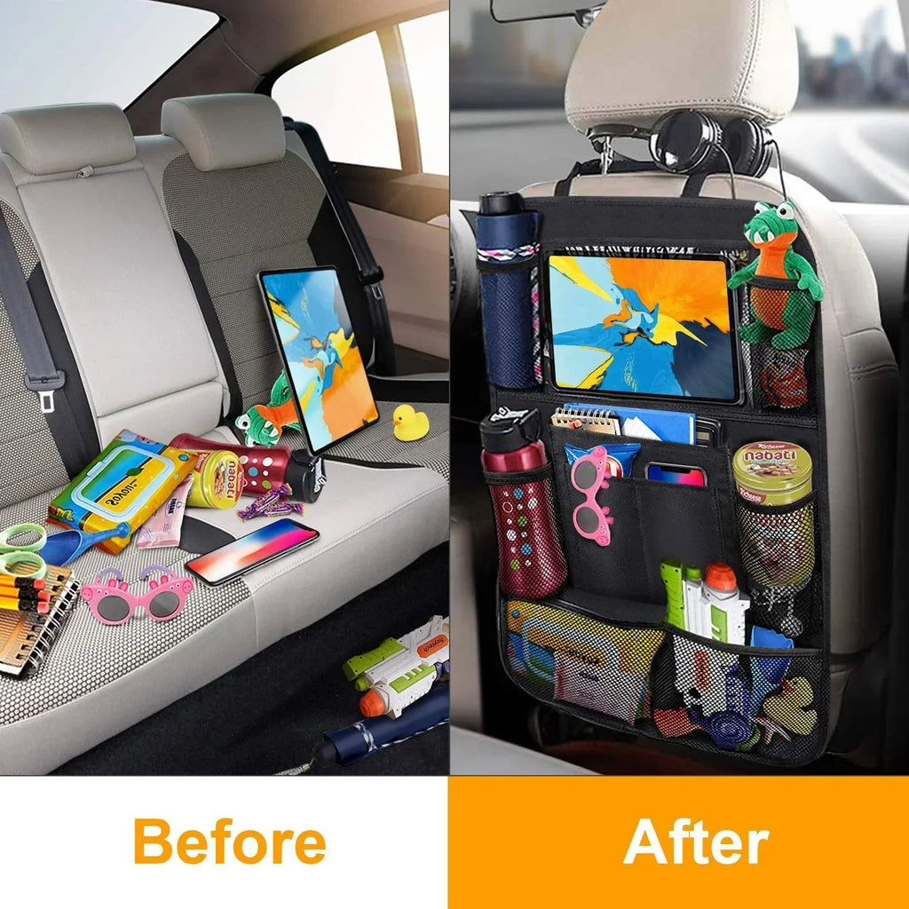 Back Seat Organizer With Tablet Holder