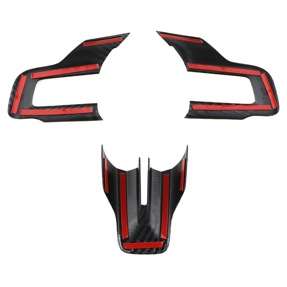 Ford Mustang 2015-2023 Steering Wheel Button Frame Cover Trim Interior Car Accessories