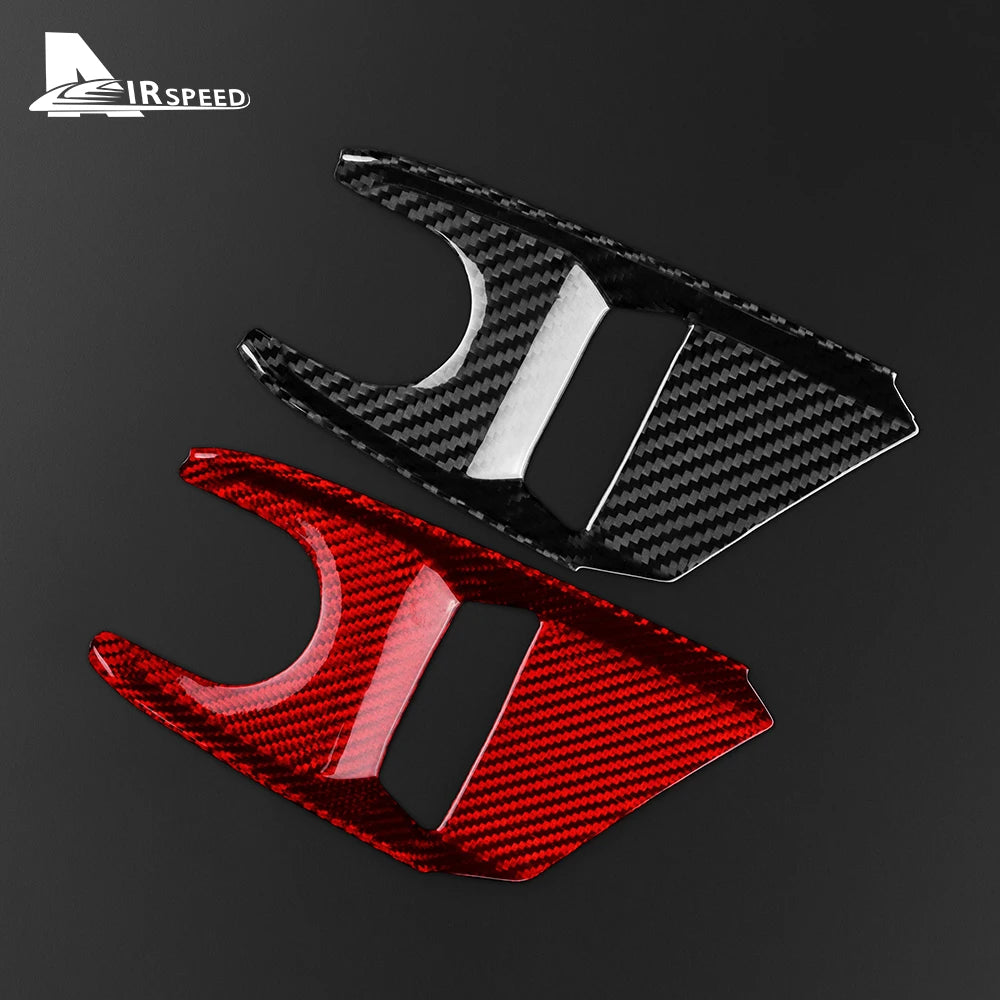 Real Carbon Fiber (Hard) For Chevrolet Corvette C8 Center Control Button Panel