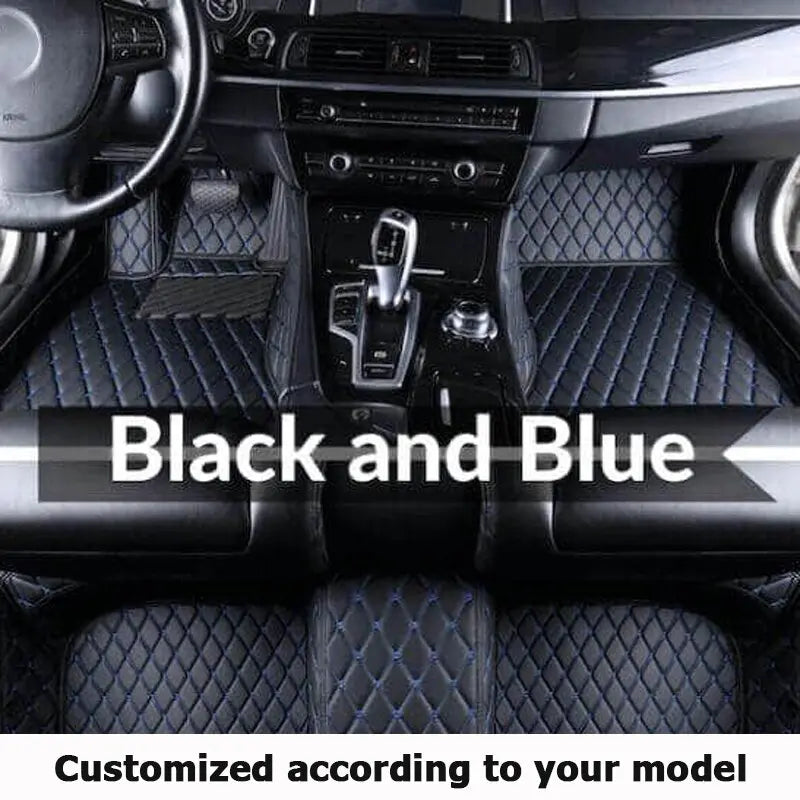 Luxury Leather Car Mat Ibiza 6J 6P MK4 Durable & Waterproof Floorboard Cover