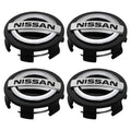 60mm Car Logo Wheel Center Caps Rim Badge Covers for Nissan Qashqai X J10 J11 Trail Tiida Teana Skyline Juke X-trail Accessories
