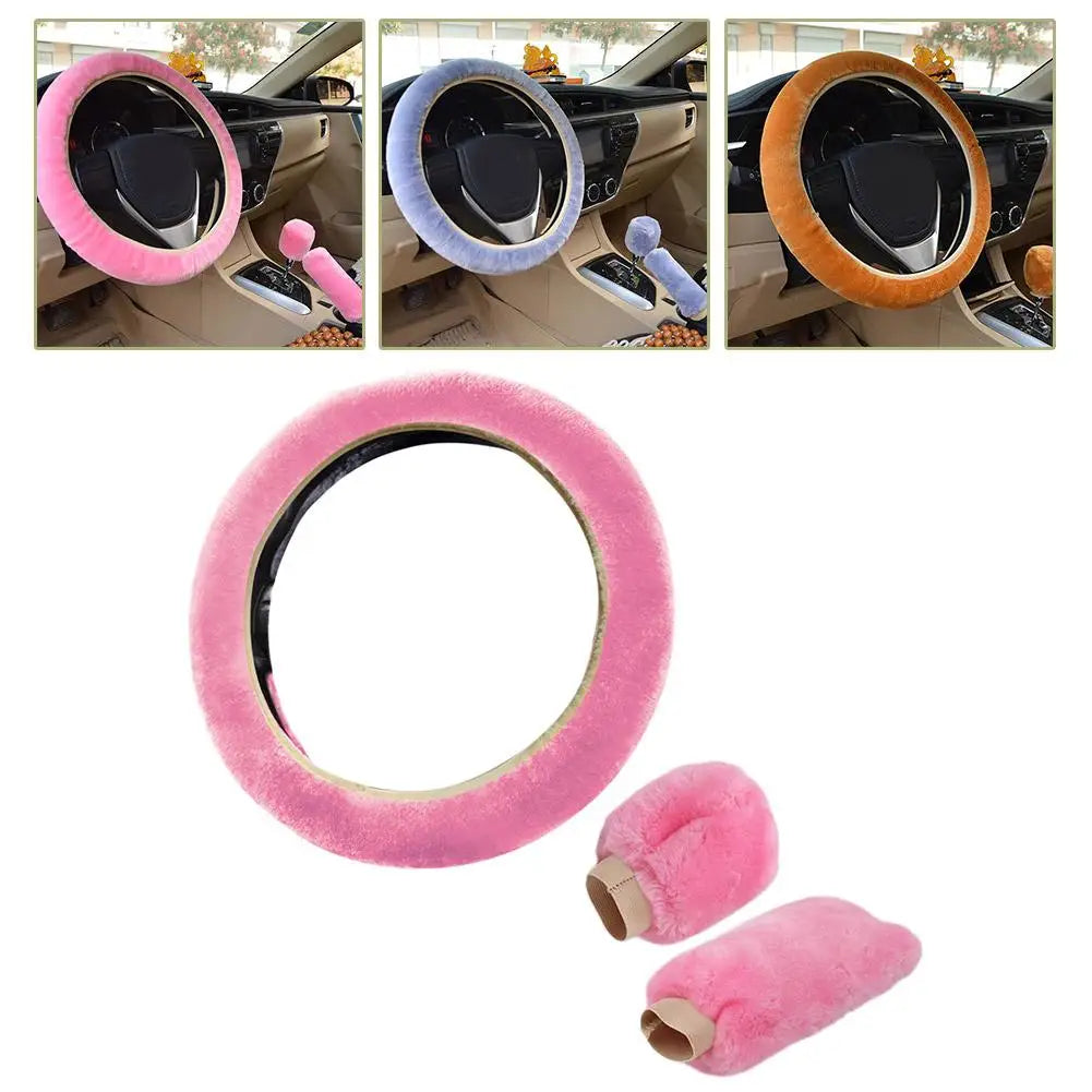 Fluffy Universal Steering Wheel Cover (Extra Fluffy)