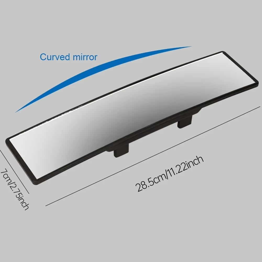 BlindSpot Mirrors Wide Angle Convex Rearview Mirror + Anti Glare (Large)