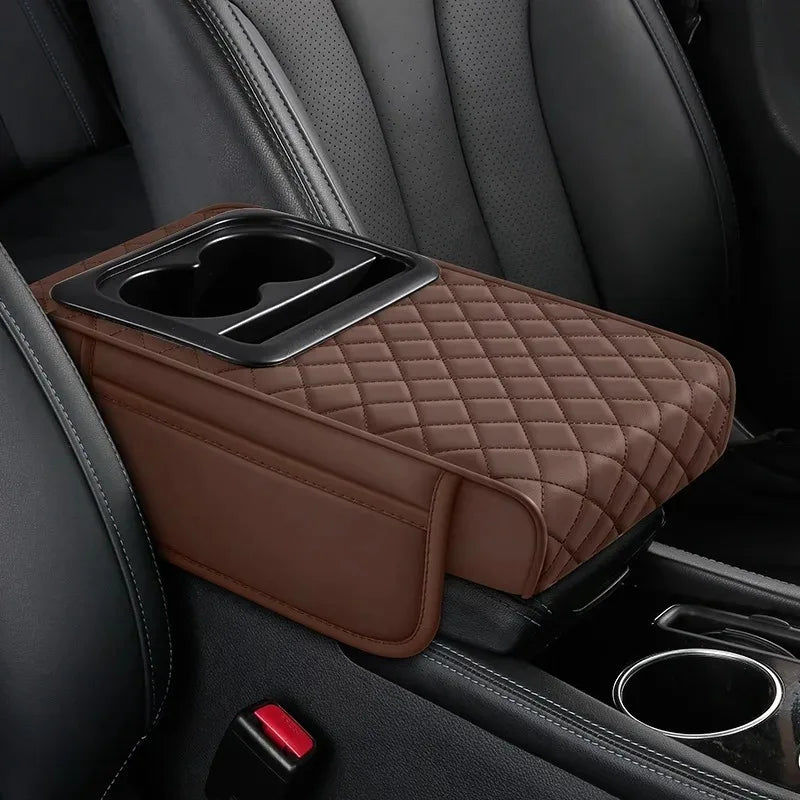 Rear Center Armrest And Cup Holders, Memory Foam + Mobile Phone Holders,