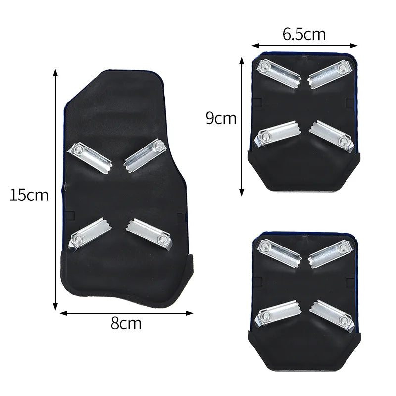 Anti-Slip Car Pedals - Ergonomically Designed, Durable, Suitable For Automatic And Manual Transmission