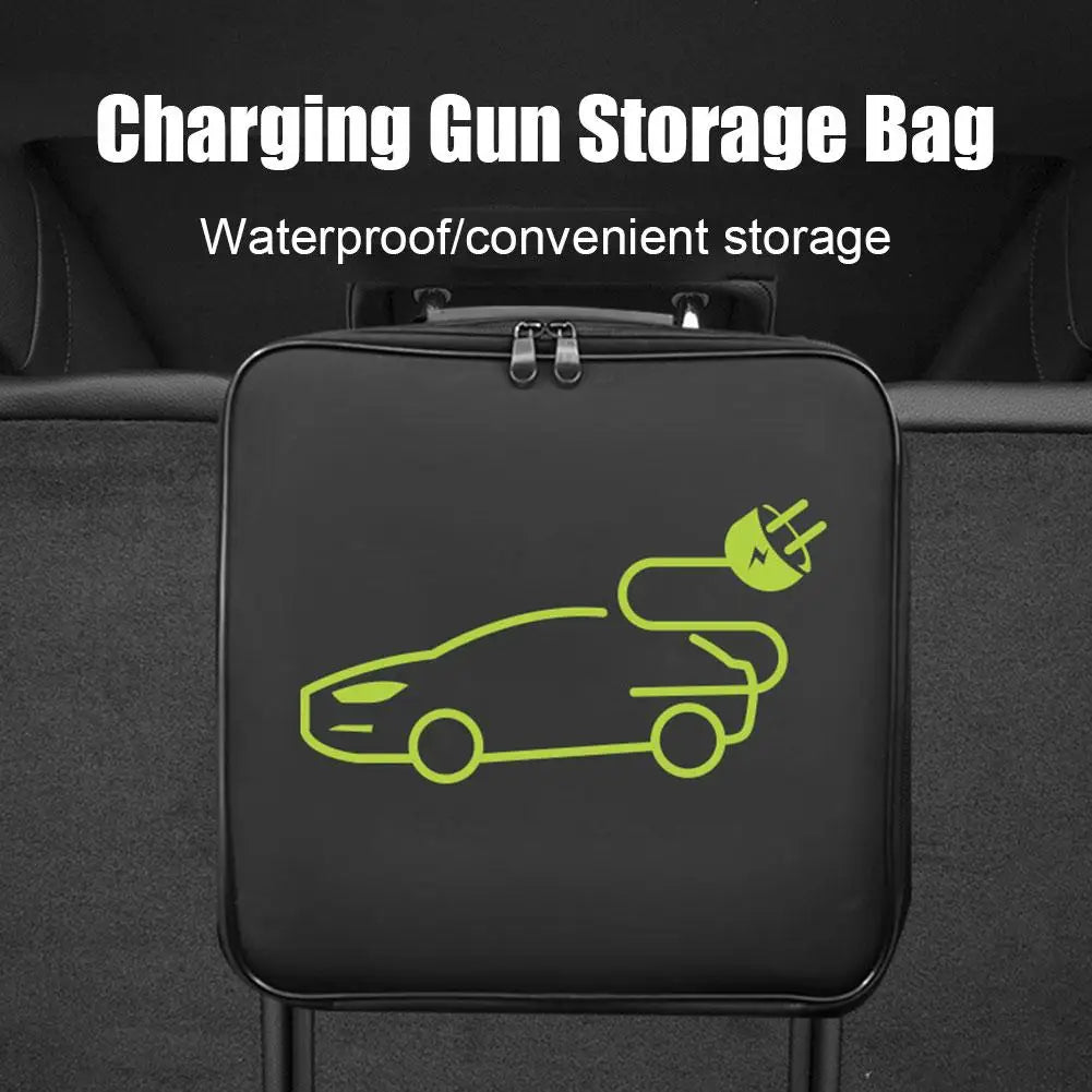 Electric car Battery Charger Cable storage Bag (Waterproof)