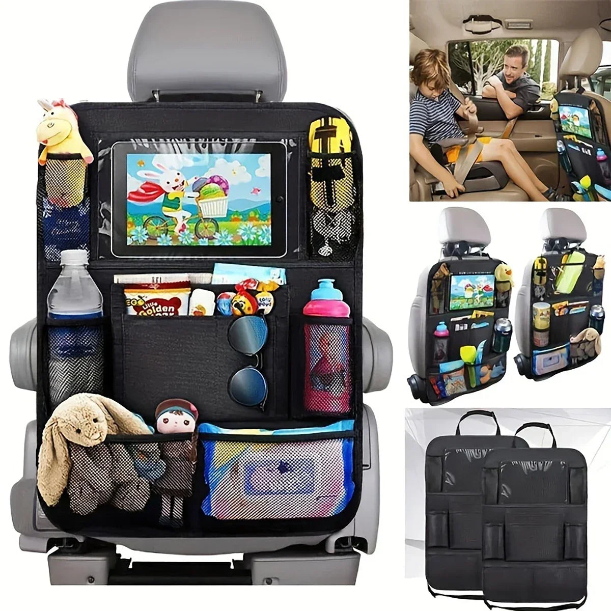 Back Seat Organizer With Tablet Holder