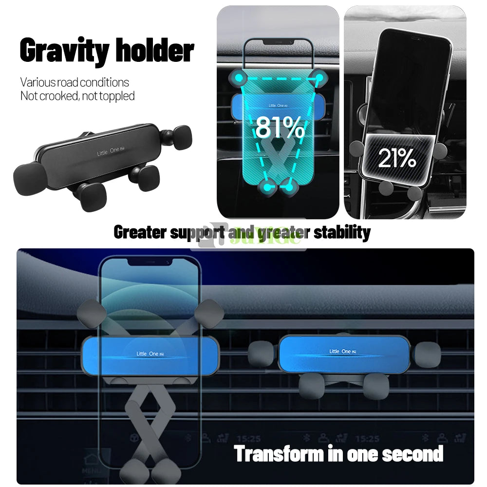 Solar Phone Holder For Mercedes Benz C Class + Wireless Charging