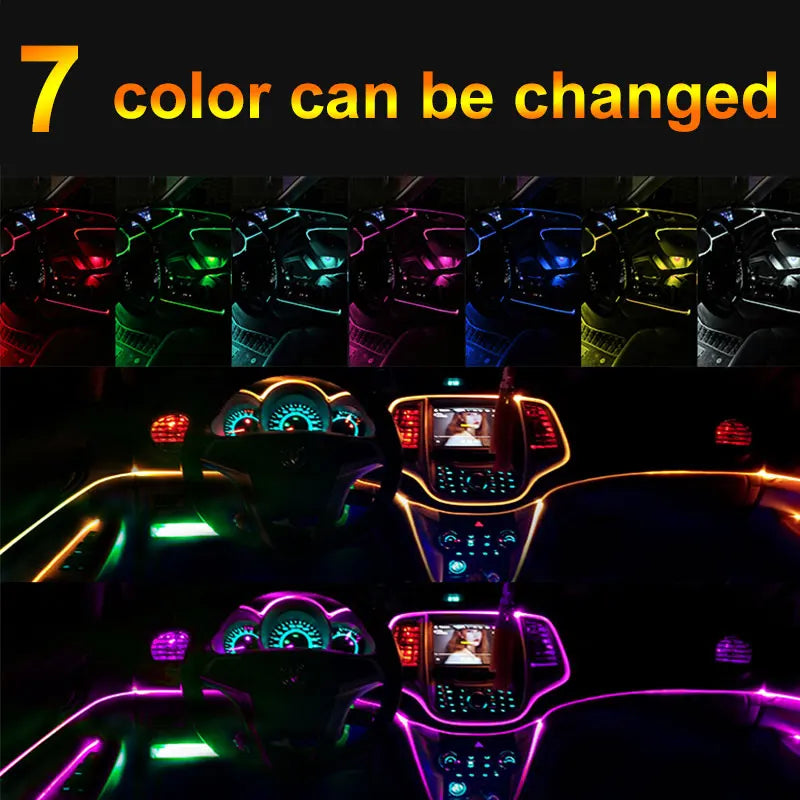 3 Meter LED Strip 7 Colors in 1