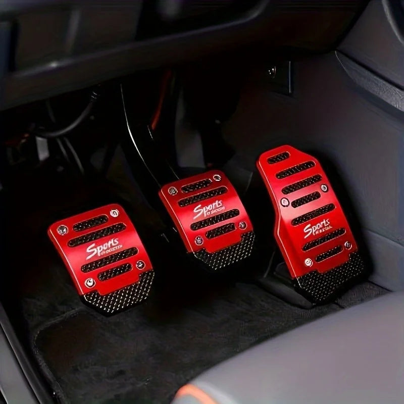 Anti-Slip Car Pedals - Ergonomically Designed, Durable, Suitable For Automatic And Manual Transmission
