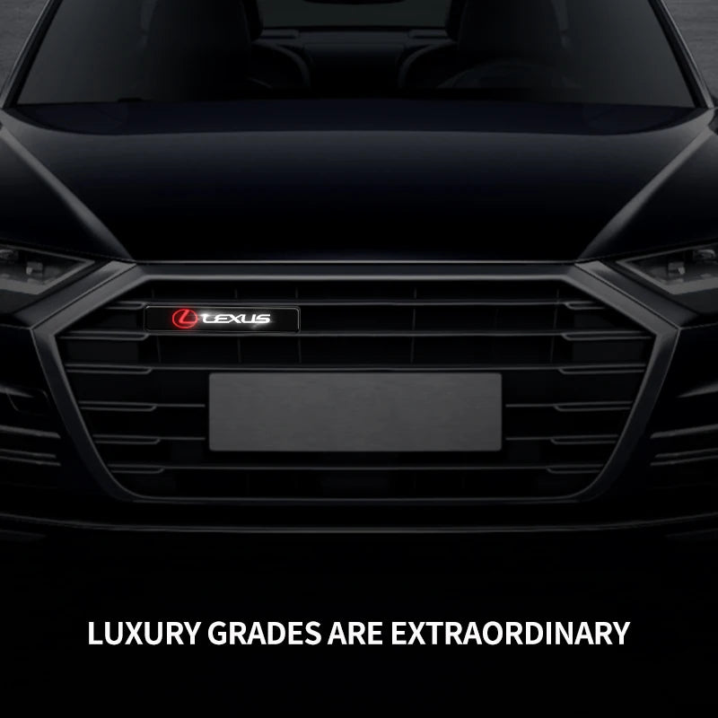 1Pcs Lexus LED Front Grille Badge