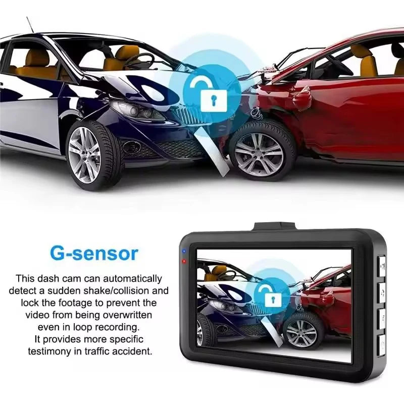 1080P Universal High-Definition Dash Cam Night Vision G-sensor