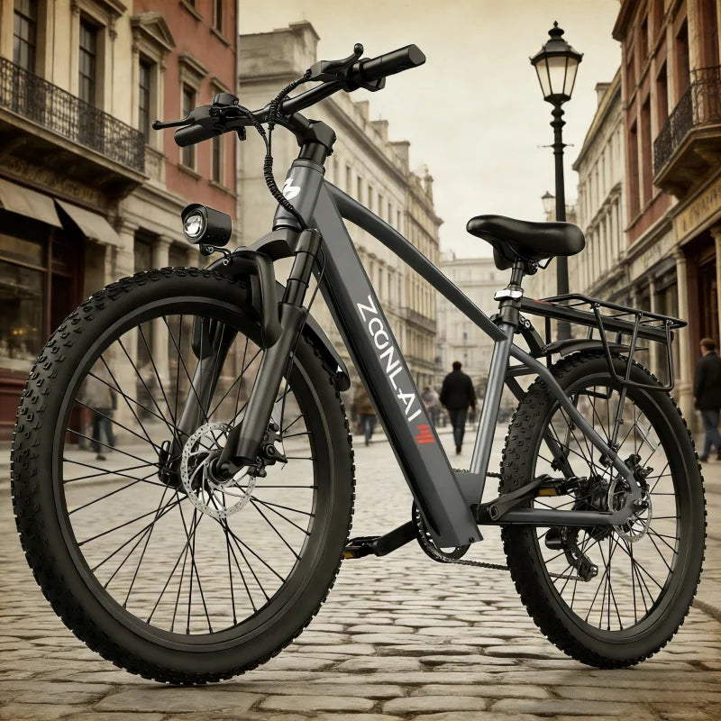 26-inch 21-speed adult E-Bike 500W motor 48V10.4AH lithium battery electric bicycle/mountain off-roader