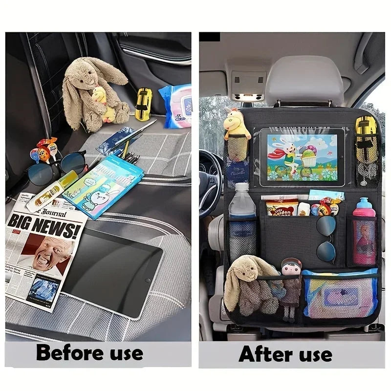 Back Seat Organizer With Tablet Holder