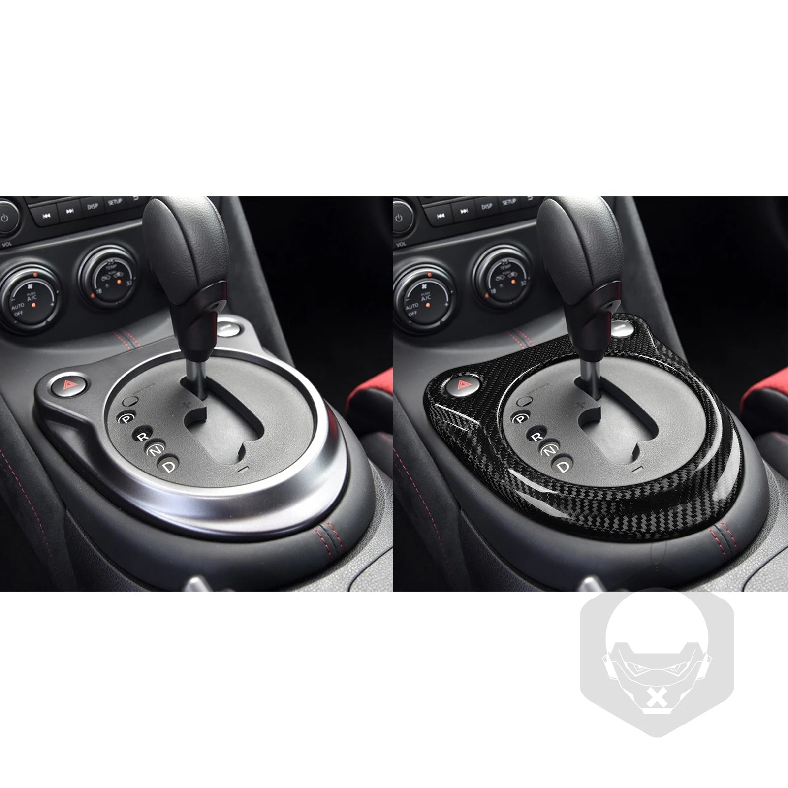 Carbon Fiber Gear Shift Panel Cover For Nissan 370Z Z34 2009-2019 Real Dry