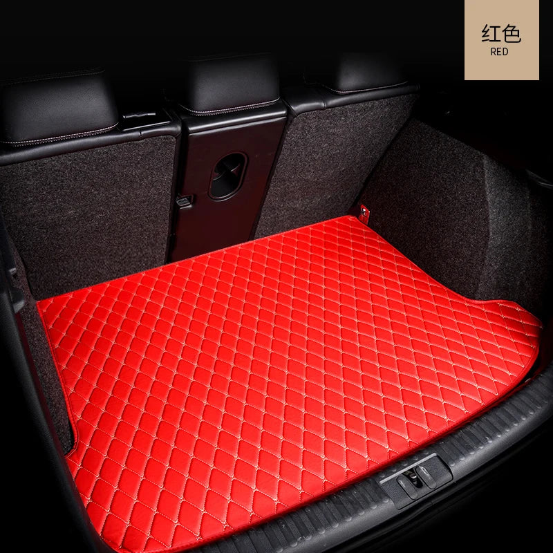 Luxury Leather Car Mat Ibiza 6J 6P MK4 Durable & Waterproof Floorboard Cover