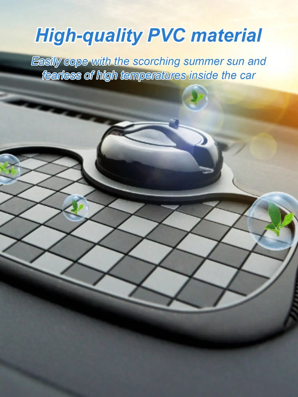 Car Dashboard Multi-Function Non-Slip Pad – Premium PVC Material, Universal for Navigation & Storage