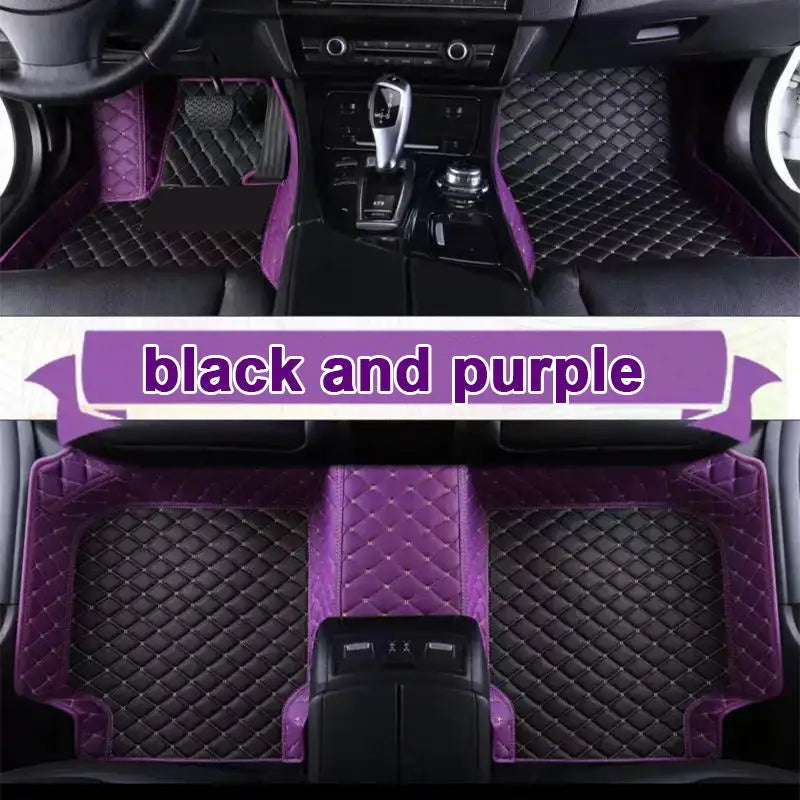Luxury Leather Car Mat Ibiza 6J 6P MK4 Durable & Waterproof Floorboard Cover