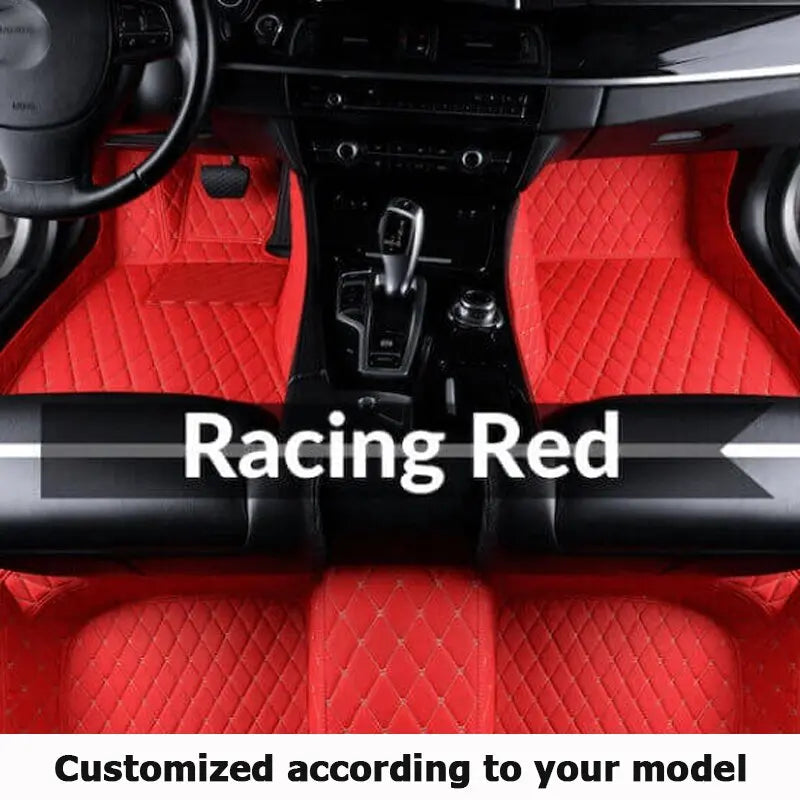 Luxury Leather Car Mat Ibiza 6J 6P MK4 Durable & Waterproof Floorboard Cover