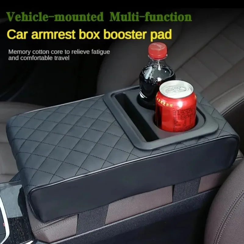Rear Center Armrest And Cup Holders, Memory Foam + Mobile Phone Holders,