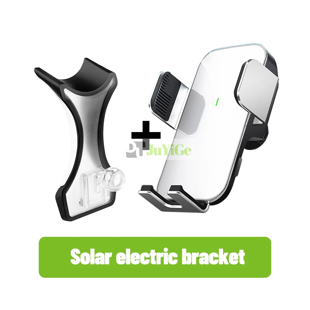 Solar Phone Holder For Mercedes Benz C Class + Wireless Charging