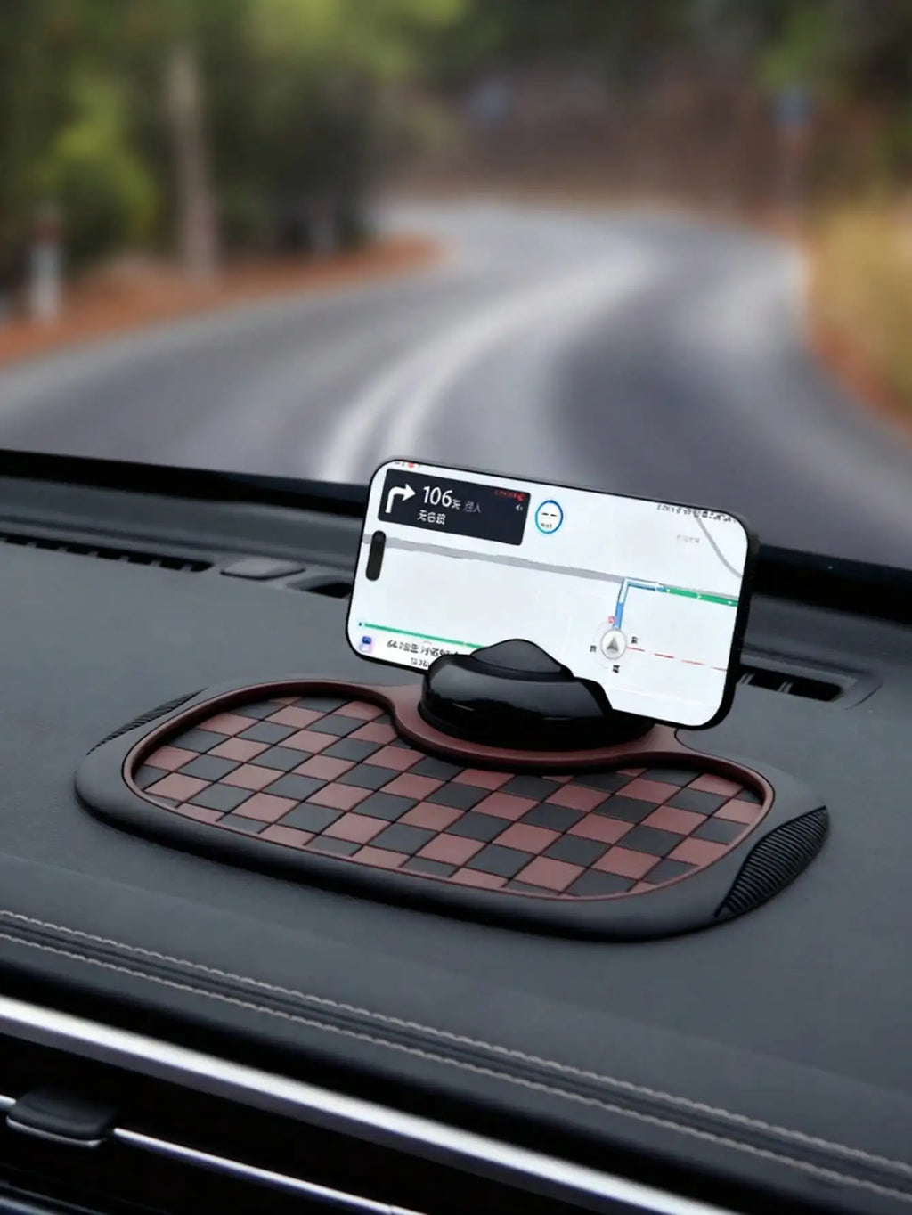 Car Dashboard Multi-Function Non-Slip Pad – Premium PVC Material, Universal for Navigation & Storage