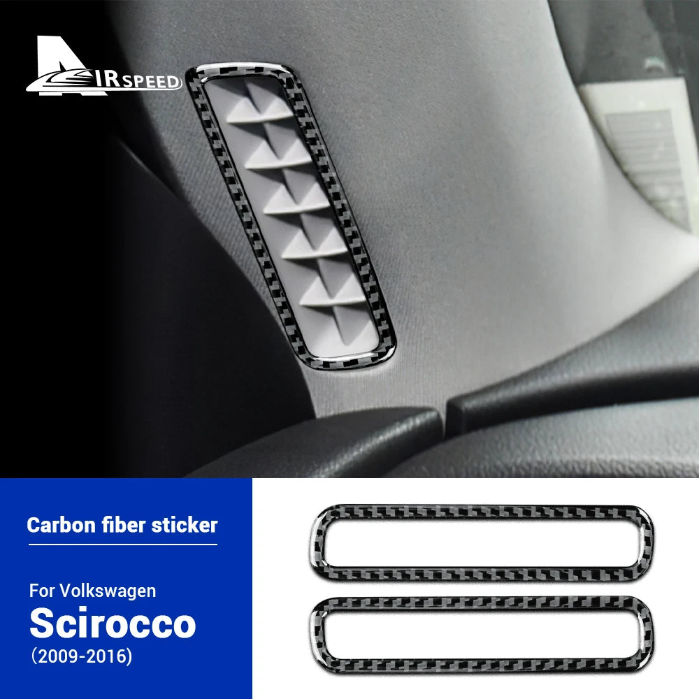 Real Carbon(Soft) for Volkswagen  Air Vent Ring