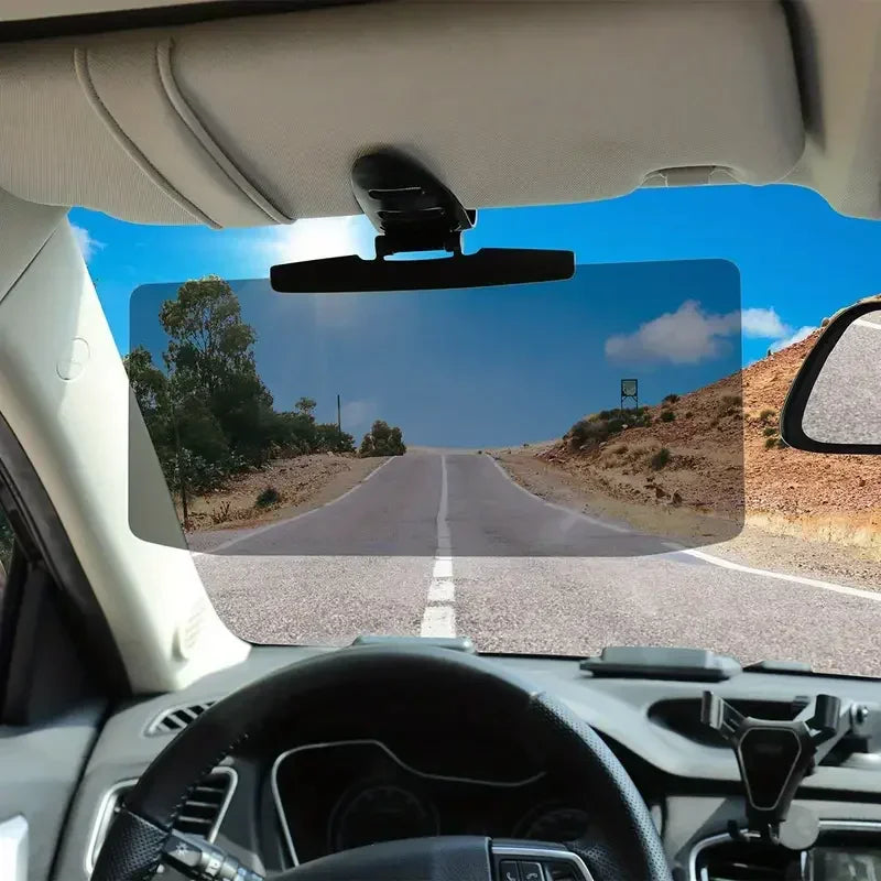 Mounted Anti Glare Mirror, Anti UV & Strong Light (Vehicle Sunshade)