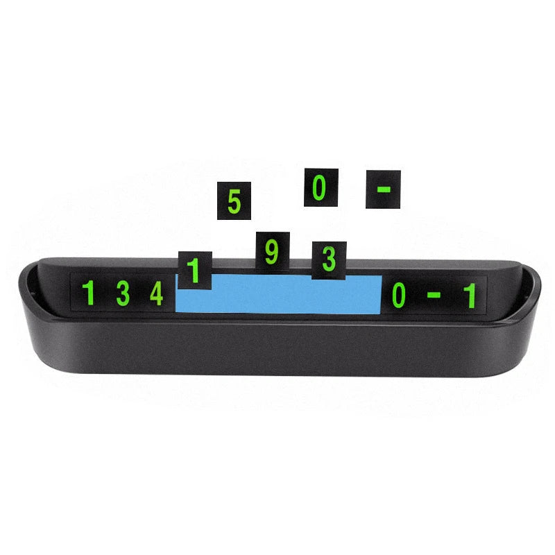 Car Parking Contact Number Plate Move Car Contact Card For Audi