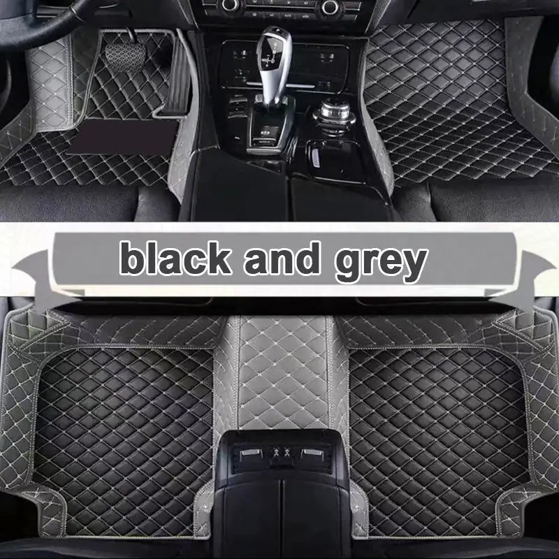 Luxury Leather Car Mat Ibiza 6J 6P MK4 Durable & Waterproof Floorboard Cover