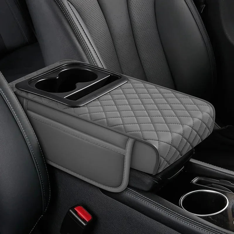 Rear Center Armrest And Cup Holders, Memory Foam + Mobile Phone Holders,