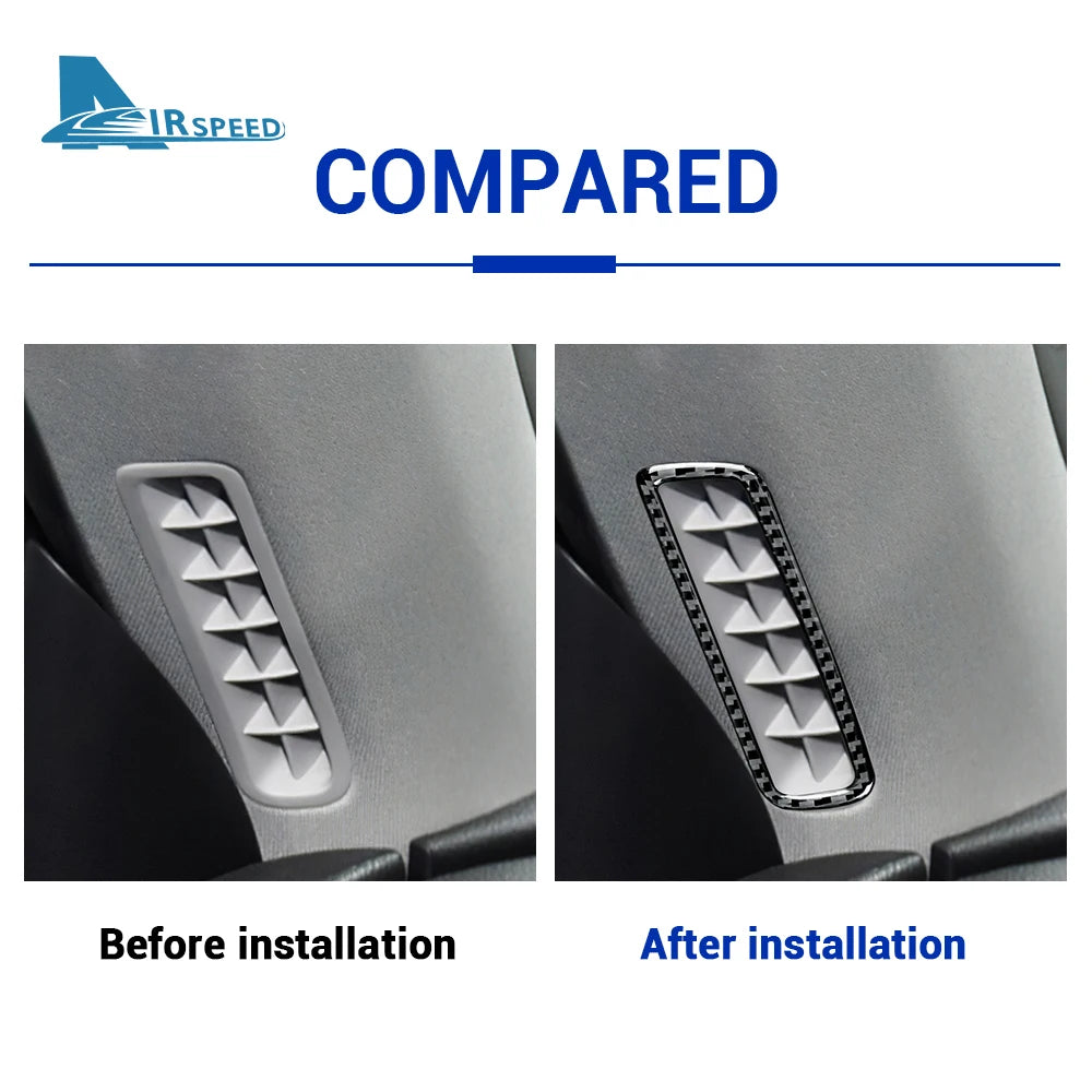Real Carbon(Soft) for Volkswagen  Air Vent Ring