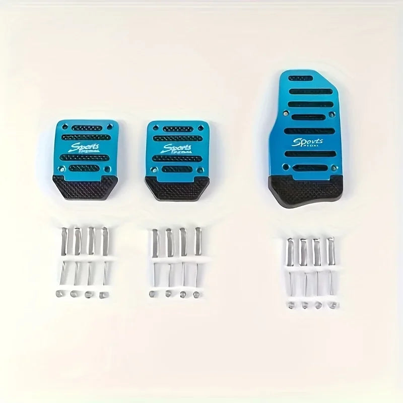 Anti-Slip Car Pedals - Ergonomically Designed, Durable, Suitable For Automatic And Manual Transmission