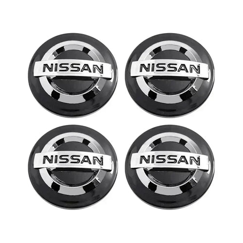 60mm Car Logo Wheel Center Caps Rim Badge Covers for Nissan Qashqai X J10 J11 Trail Tiida Teana Skyline Juke X-trail Accessories