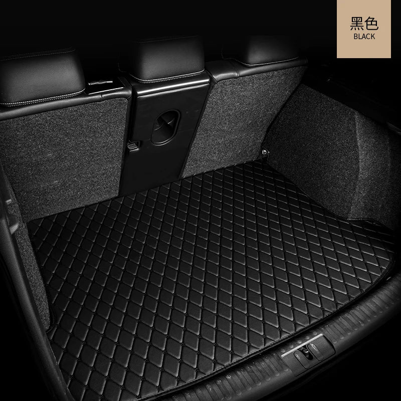 Luxury Leather Car Mat Ibiza 6J 6P MK4 Durable & Waterproof Floorboard Cover