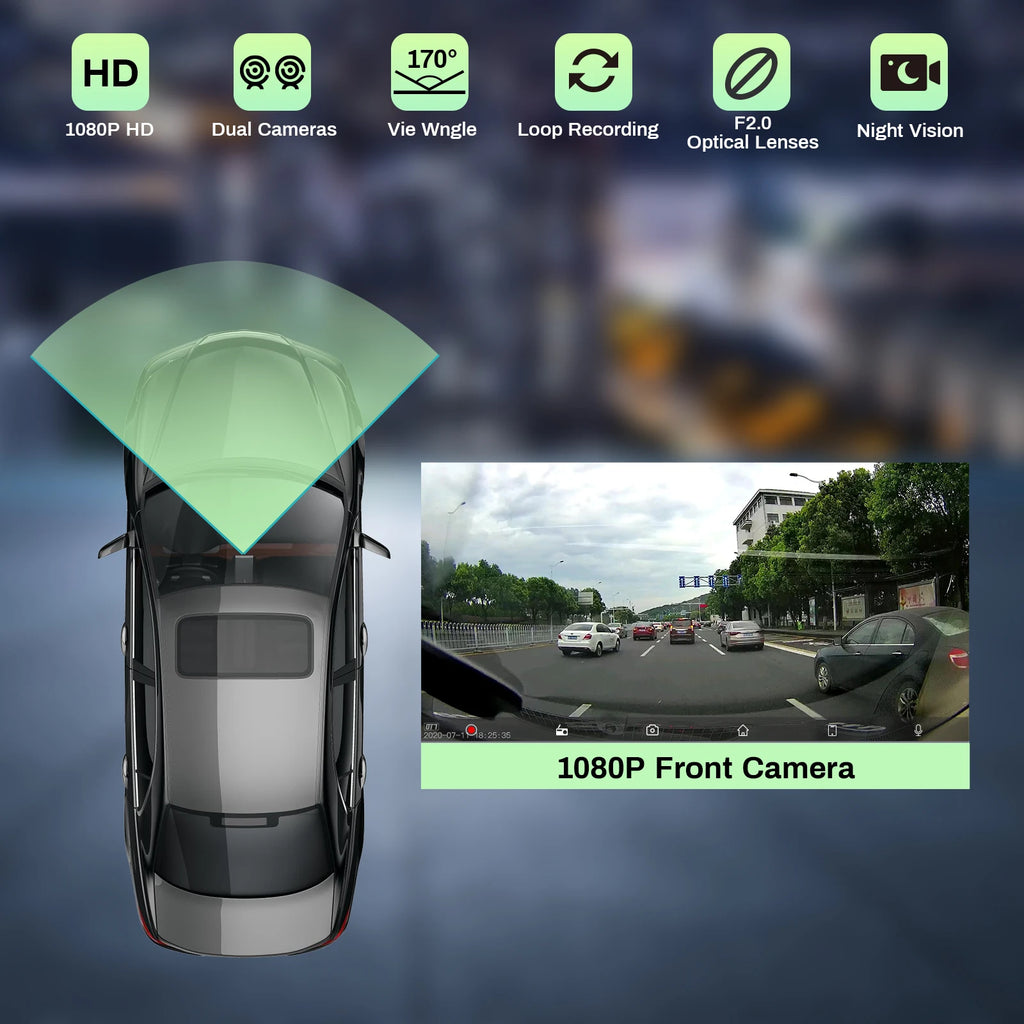Pionray 7/9/10.26” CarPlay USB & AUX Support + Rearview Camera