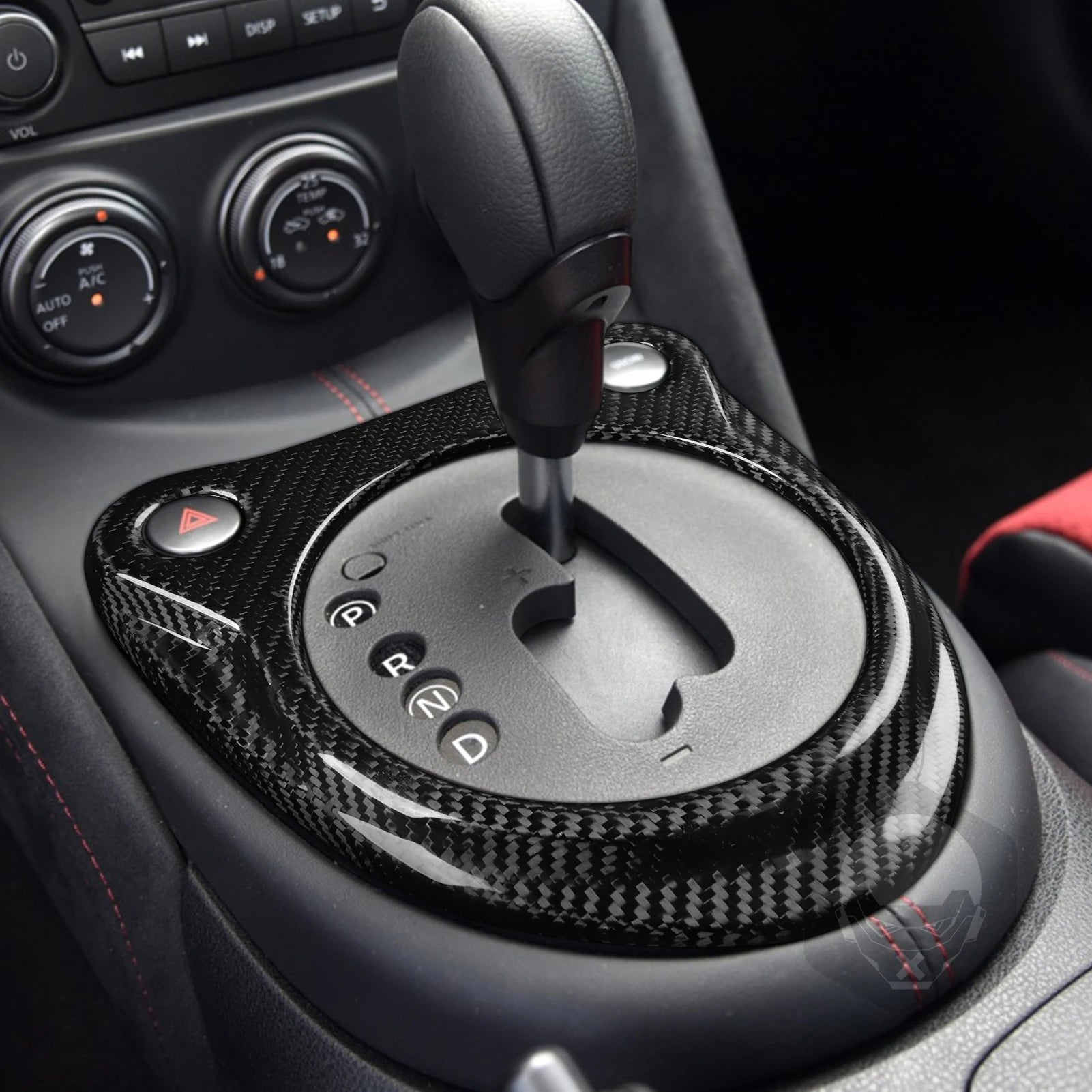 Carbon Fiber Gear Shift Panel Cover For Nissan 370Z Z34 2009-2019 Real Dry