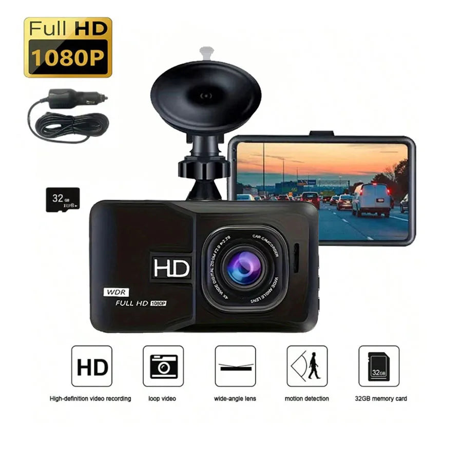 1080P Universal High-Definition Dash Cam Night Vision G-sensor