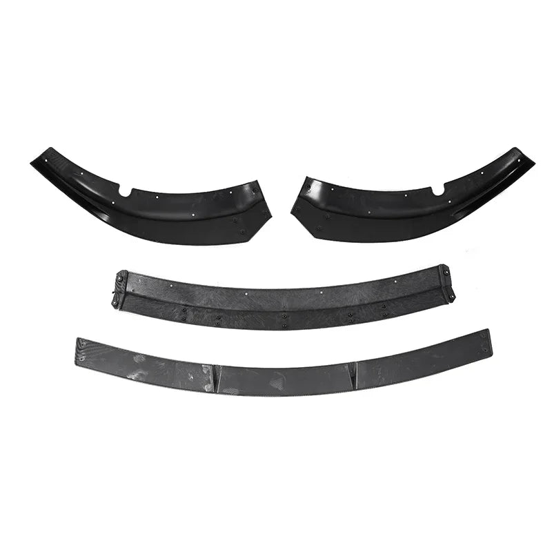 Car Front Bumper Splitter Carbon Fiber For Dodge Charger SRT 2015-2020 V2 Style Bumper Lip