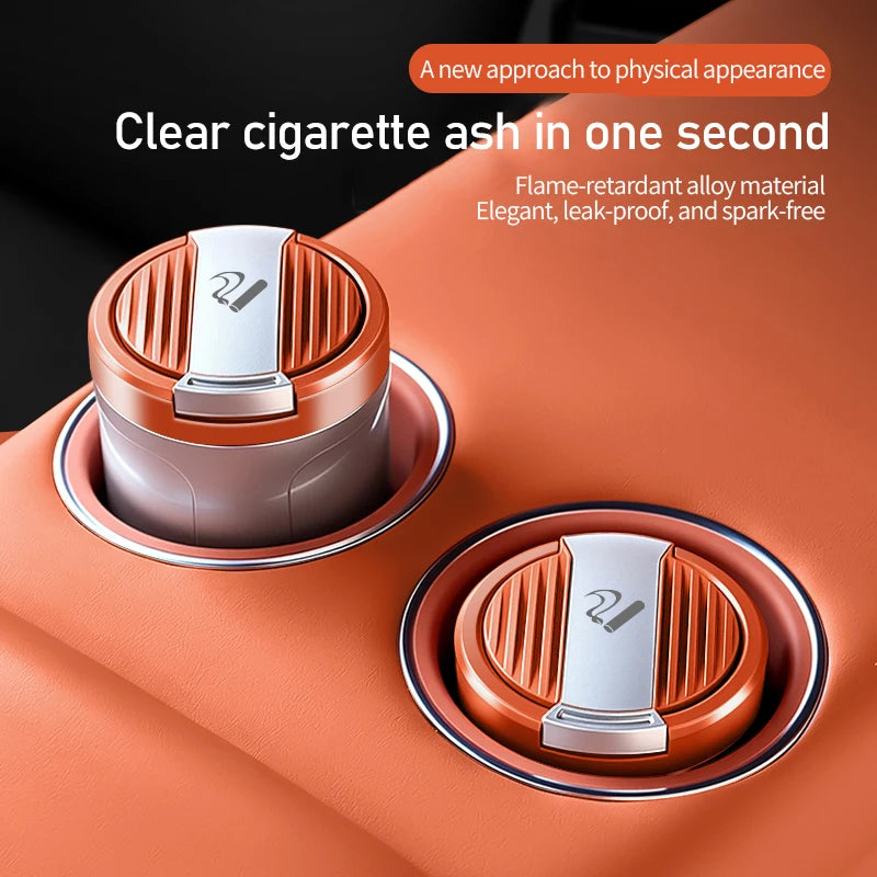Car Ashtray With LED Lid