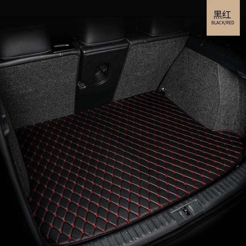 Luxury Leather Car Mat Ibiza 6J 6P MK4 Durable & Waterproof Floorboard Cover